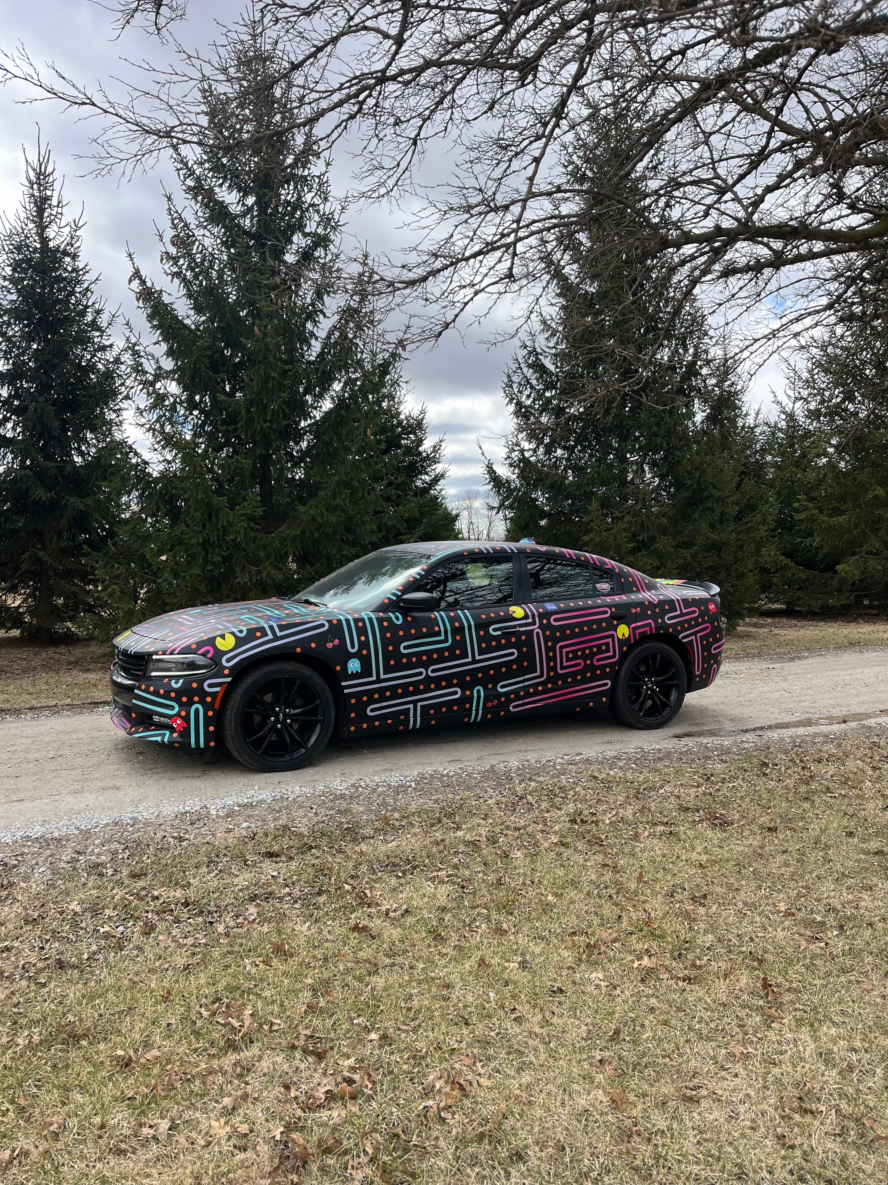 Custom Pac-Man full print wrap